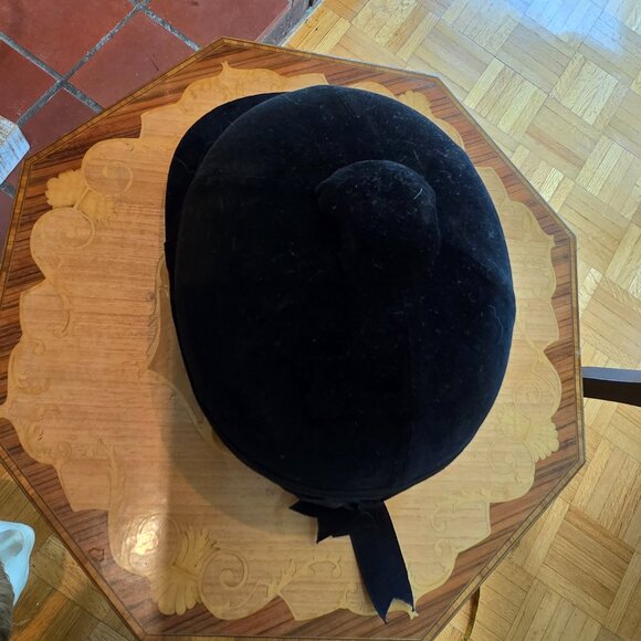 Thomas Townend & Collmest - Vintage Traditional Velvet Equestrian Riding Hat - Picture 6 of 11